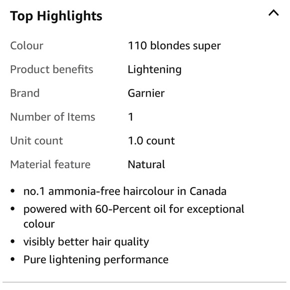 NEW GARNIER OLIA 110 SUPER LIGHT NATURAL BLONDE
SUPER CLAIR HAIR DYE - Picture 10 of 11